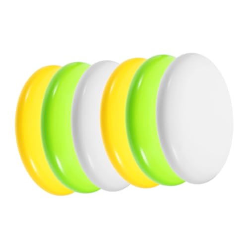 VANZACK Golf Discs Set Softball Training Aid 6pcs Pitching Practice Disc Double-Sided Polishing