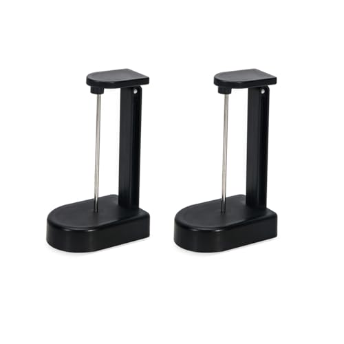 Glosane 2個セット 伝票差し パンチ状差し 刺し ペーパー差し メモホルダー レシートホルダー紙 落ちない 滑り止め 伝票ホルダー 請求書フォーク 領収書ホルダー 店舗 オフィス 受付カウンター メモ 注文 整理 卓上 保管 事務用品 (黒) -