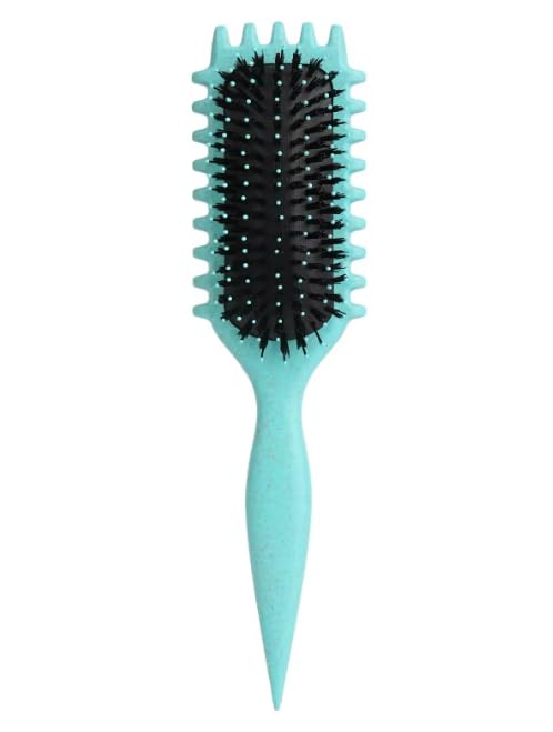 Cepillo de pelo Rizado, Bounce Curl Brush, Cepillo para Cabello Antitirones, Cepillo para Desenredar, Dar Forma y Definir Rizos
