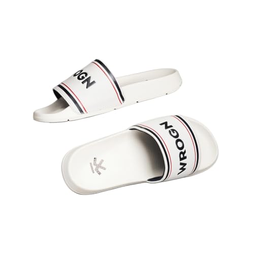 Image of WROGN Men's Anti-slip Sliders | Lightweight EVA Sole | Foam Padded Comfort