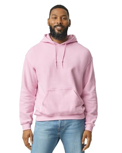 Hooded Pullover Sweat Shirt Heavy Blend 50/50 - Light Pink 18500B S