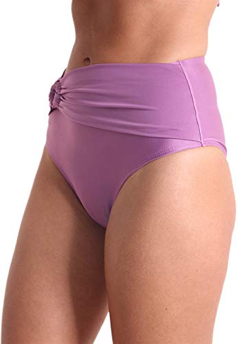 Calcinha Biquíni Avulso com Faixa Frontal Orquídea - Lilas - M