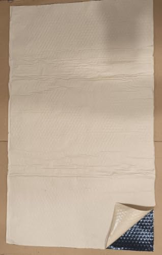 Image of Polyethylene Car Damp | 3M Damping Mats | For Best Damping Back To Stock | White Gum Golden Colour | 1 Sheet Only