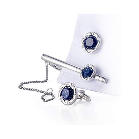 BagTu Crystal Galaxy Cufflinks and Tie Clip Set Cover