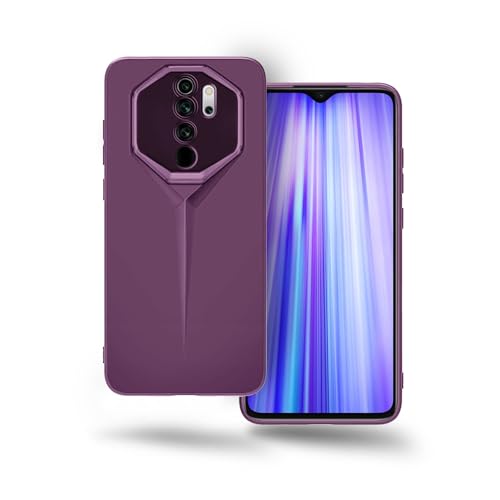 Image of Amazon Brand - Solimo Ultra-Thin Blade Runner Series Matte Finished Camera Protection Soft Back Cover for Mi Redmi Note 8 Pro - Purple