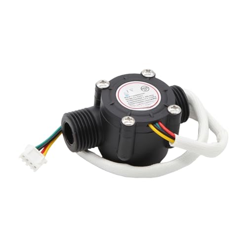 Sensor de flujo agua medidor tuberia 1/2 con cuatro cables y deteccion de temperatura G1/2