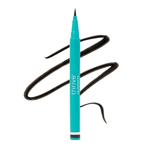 Thrive Causemetics Infinity Waterproof Black Liquid Eyeliner Pen, Eye Makeup