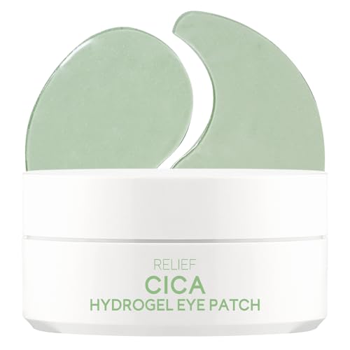 tenzero Relief Cica Hydrogel Eye Patch 60 Patches (90g), Centella