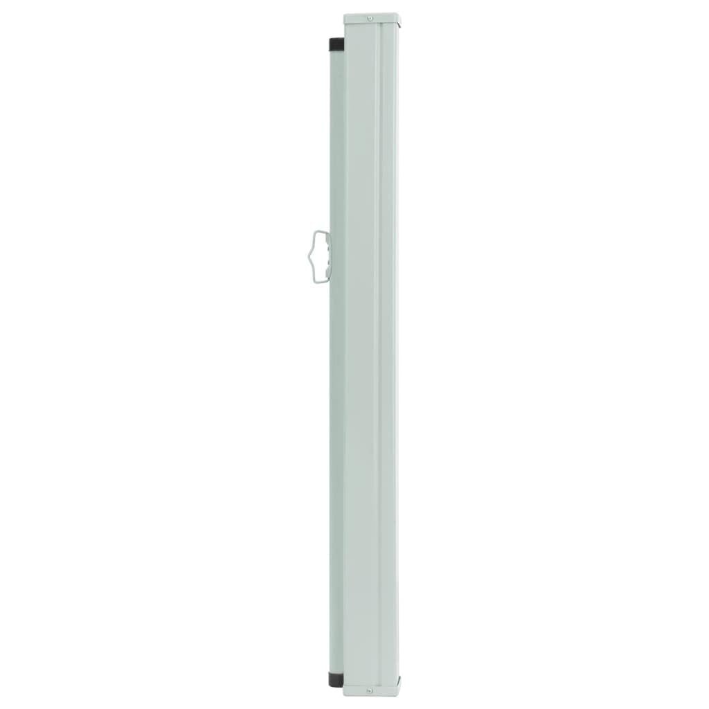 Tenda Laterale Estensibile per Esterni, 100x300 cm Blu, Tessuto Poliestere UV e Struttura Ferro, Frangivista Balcone e Separe da Giardino, Retrazione Automatica