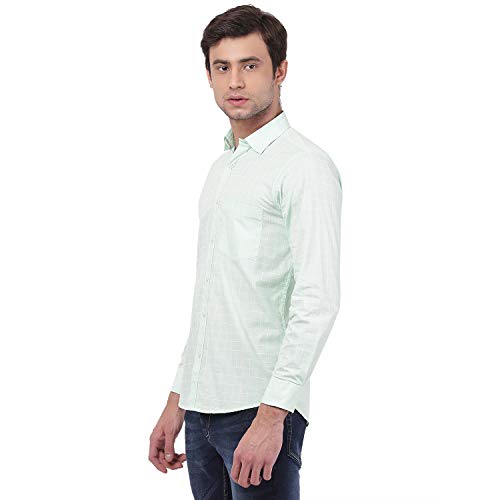 Image of TAHVO Men's Regular Fit Long Sleeves Cotton Formal Shirt