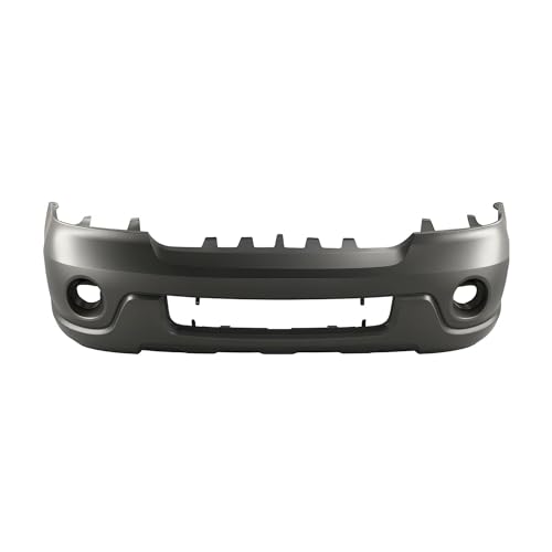 Image of Compatible with Lincoln Navigator 2003-2004 Front Bumper Cover | Primed, With Fog Light Holes, Without Parking Sensor Holes, Ready to Paint, OEM 2L7Z17D957EAA, FO1000525