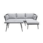 LC Garden Sunera Gartenlounge Set Dunkelgrau