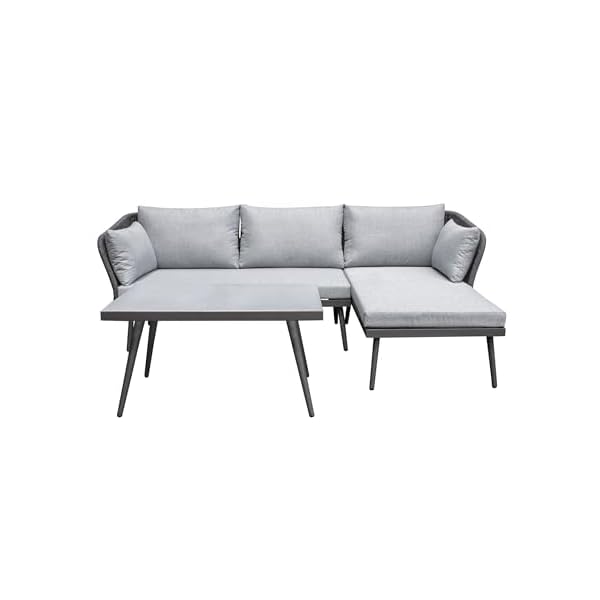 LC Garden Sunera Gartenlounge Set Dunkelgrau
