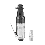 Broco Right Angle Impact Wrench,Air Impact Wrench Driver Square Drive Straight Shank Pneumatic Air Ratchet Wrench Extra Short Professional Tool(3/8")