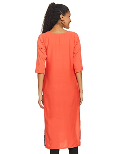 Image of Women's Crepe Straight Kurta