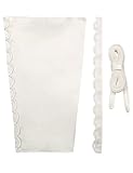 GRYUIRY Women's Corset Back Kit Lace up Zipper Replacement Adjustable Satin Corset Kit for Prom Dresses Ivory-18