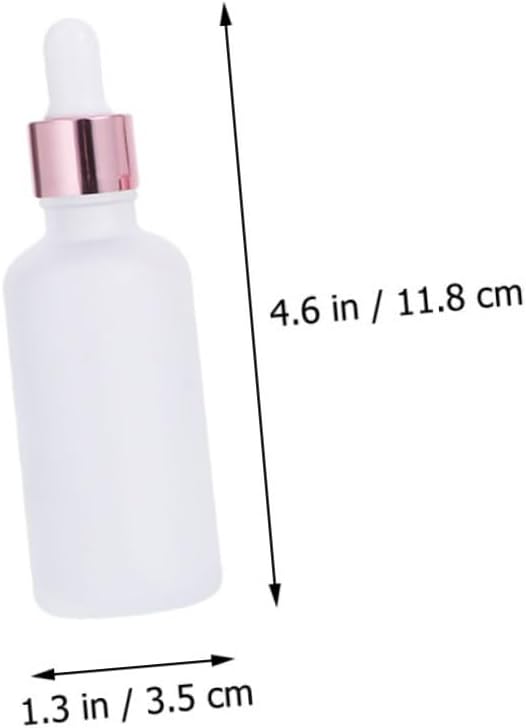 12pcs Frosted Glass Dropper Bottles for Essential Oils Travel Vials and Perfume Storage Airtight Design for Easy Liquid Transfer and Dosage Control