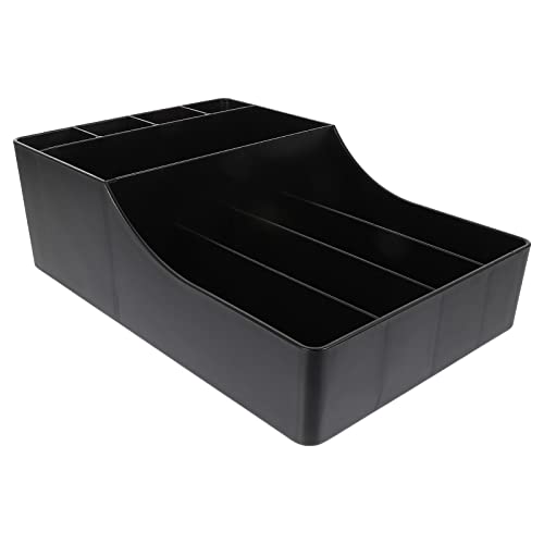 GANAZONO Condiment Organizer Box with Tea Bag and Sugar Bag Holder 11.81X7.76X3.94 Inch Seasoning Storage Organizer for Home Coffee Station Desktop and Kitchen
