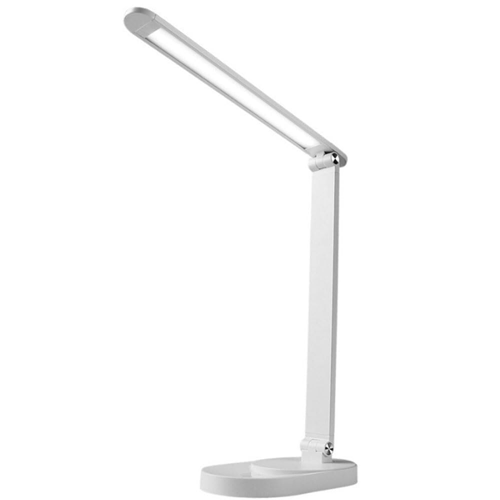 QFGVMXBWKZH Foldable LED Desk Lamp for Students Hotel Office Use Table Lamp with Touch Control and USB Charging Feature