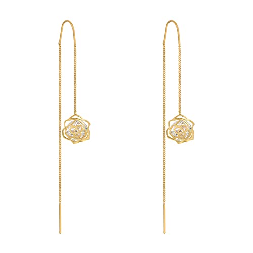 Boucles d'oreilles de fête léger luxe évider pour oreilles sensibles