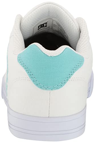 DC Unisex-Child Chelsea Youth Skate Shoe, White/Mint Julip, 12 US Little Kid3