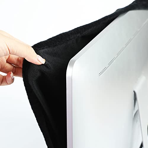 Gbole Monitor Dust Cover Compatible With Imac 24 Inch Or All-In-One Computer Anti-Static Dustproof Lcd Panel Case Computer Screen Protective Sleeve Desktop And Tv Black (24 Inch Monitor Dust Cover) #TOP5