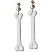 Forum Novelties White Bone Earrings Standard