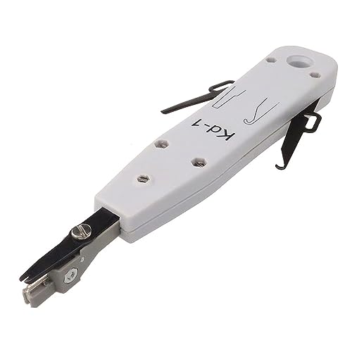 ebuyerfix Punch Down Tool, Network RJ45 RJ11 Cat5e Cat6 Telecom Phone Network Cable Impact Terminal Insertion Tools Punching Press Tools for 8P8C 6P6C 4P4C