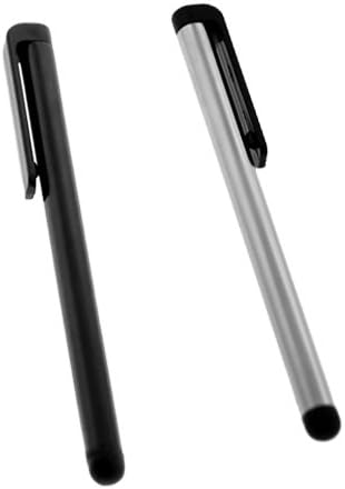 GTMax 2 X Universal Stylus Pens for HP TouchPad Tablet ; iPad/Itouch/Iphone/Touchscreen devices 2x Pens, 1 Silver 1 Black