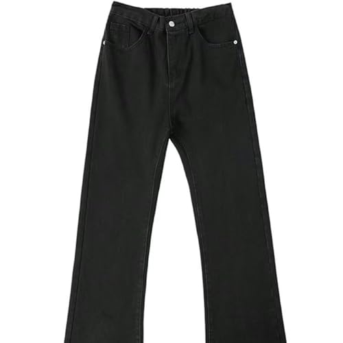 Jean noir jambe droite homme confortable ample taille 2XL - 5