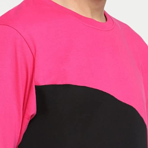 Image of Bewakoof Men's Striped Loose Fit T-Shirt