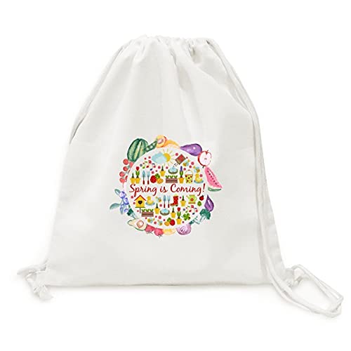 Sac en tissu pliable à sangle pour fruits canard Pâques