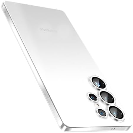 Slim for Samsung Galaxy S25 Ultra Case,Paper-Thin Matte Finish Skin Back [Anti-Fingerprints& Non Yellowing] Ultra Protective Cover with Camera Protection for Men Women 6.9 Inch (Frosted Clear)