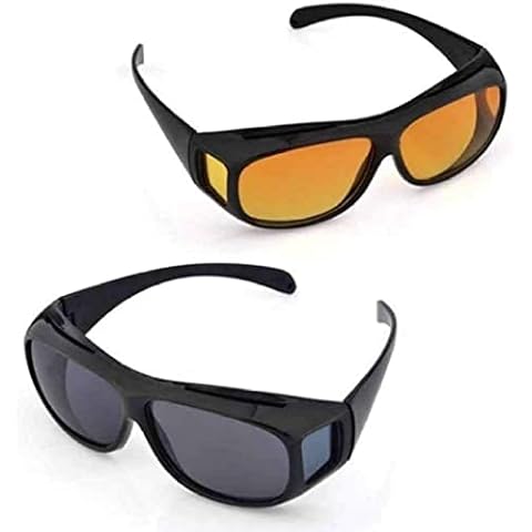 AKAMAS HD Night Day Vision Sunglasses Cover