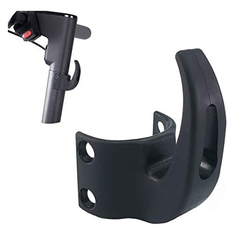 HUIKANGSHENG Handy Hanger Hook Solid Plastic for Ninebot Scooter Hanging Pothook Accessories for Segway Ninebot Max E-Scooter,Black Cover