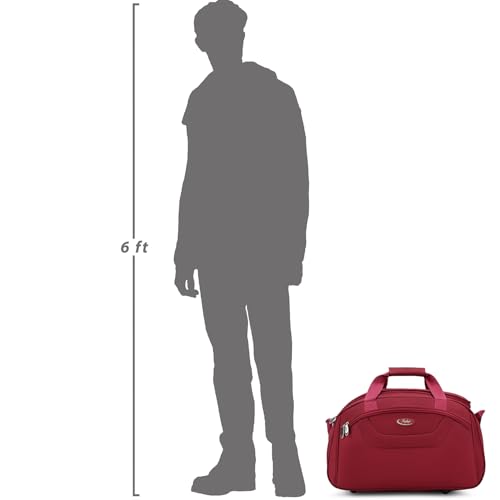 Image of Skybags Duro Polyester 52 cm | Duffel Bag | Red Travel Bag - Unisex