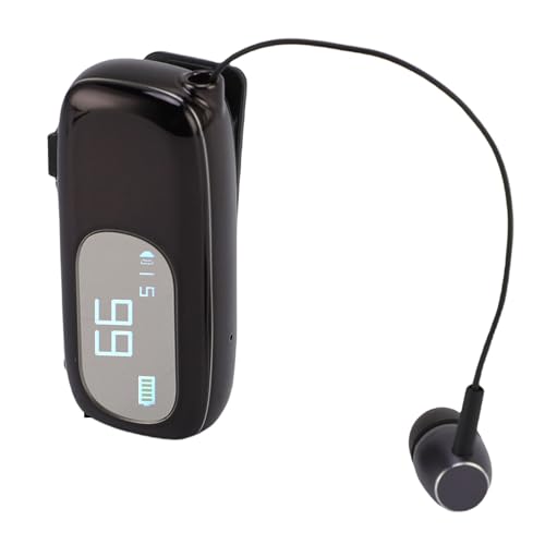 Auricular inalámbrico retráctil con clip Bluetooth miniatura 1