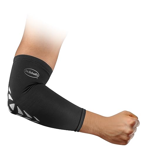 Dr. Scholl's Compression Elbow Sleeve for Pain Relief & Support (Size L/XL)