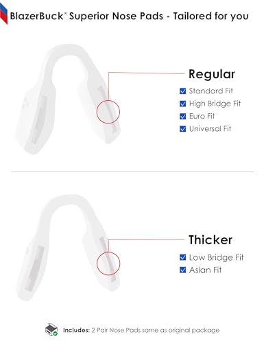 Image of BLAZERBUCK Replacement Nose Piece Nose Pads for Oakley Miter OX8154 Eyeglass