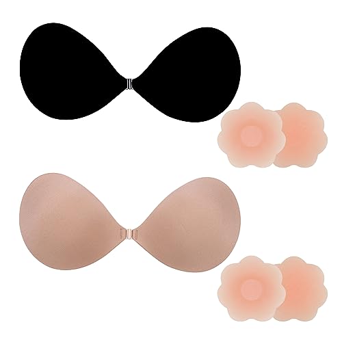4Pcs Reusable Adhesive Bra Set (Cup B)