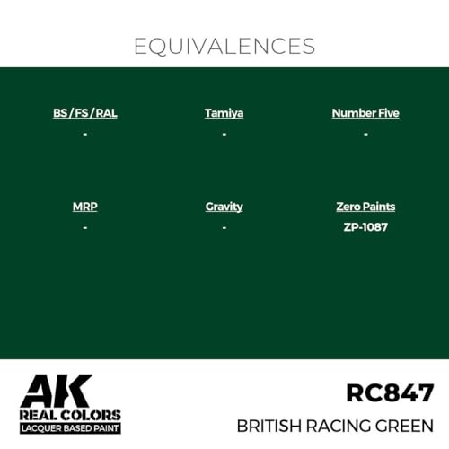 AK REAL COLORS RC847 British Racing Green (17ml)