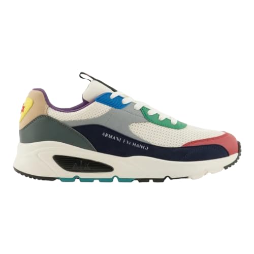 A | X ARMANI EXCHANGE Men's Bronx Chunky Sneaker, Multicolor, 11