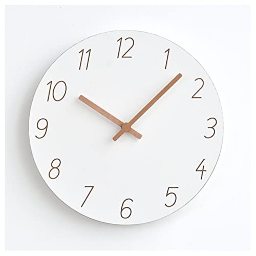 Horloge murale en bois moderne minimaliste salon et cuisine