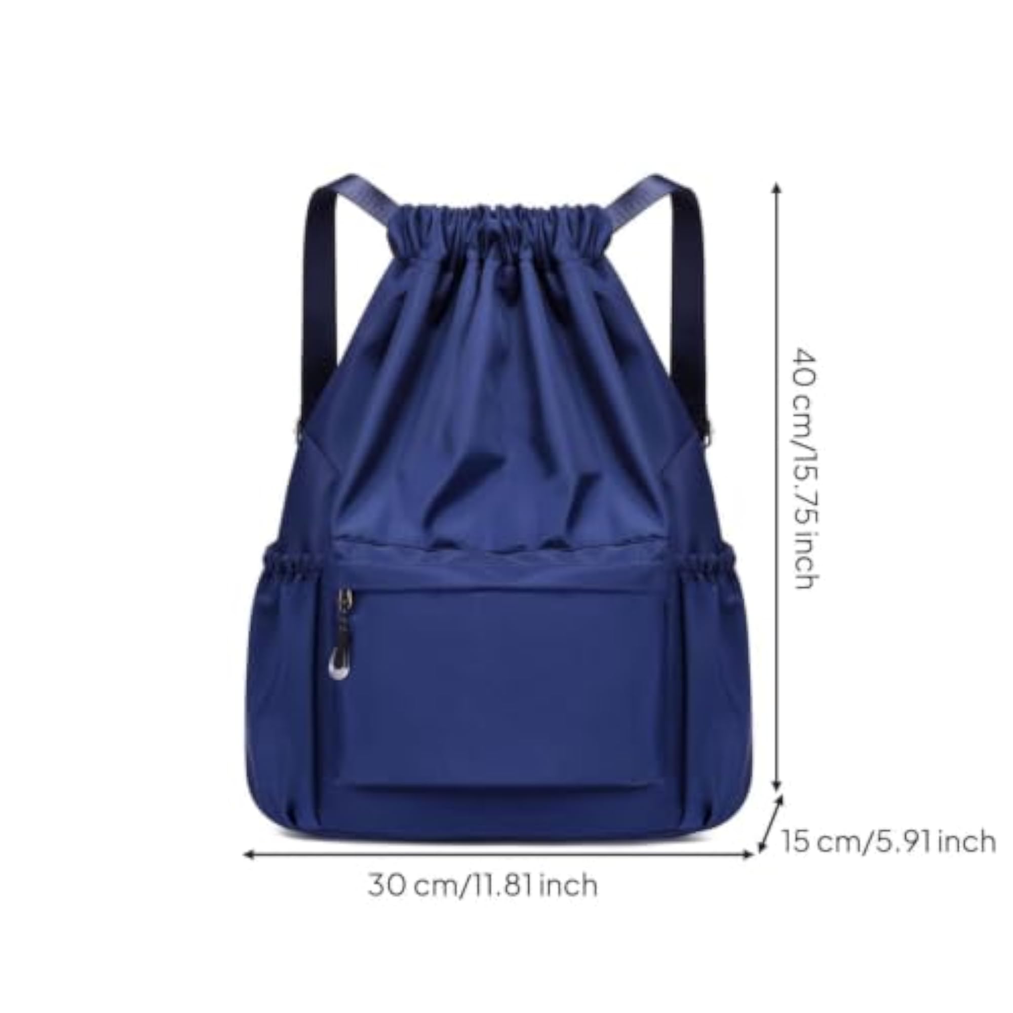 Damp-Dry Compartment Separation Bag Large Capacity Drawstring Backpack