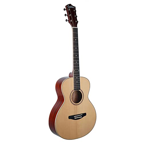 Guitare acoustique folk de voyage Eagletone Hobo Natural – Guitare table massive format voyage, idéale pour jouer à la maison, sur scène, en studio ou en extérieure – Housse offerte - Les Beatles, Paul McCartney, John Lennon, RIngo Starr, George Harrison Guitare acoustique folk de voyage Eagletone Hobo Natural - Guitare table massive format voyage, idéale pour jouer à la maison, sur scène, en studio ou en extérieure - Housse offerte – Image 3