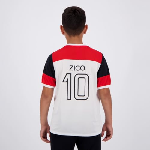 FLA - ZICO RETR INF TS PALA REC DRYM 100POLIESTER BRANCO/VE