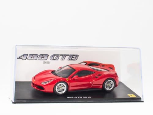 OPO 10 - 1/43 car compatible with Ferrari 488 GTB 2015 - GT008, Red - Image 4