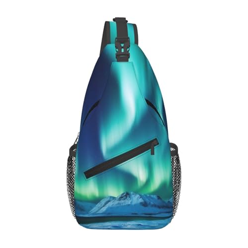 Bolso cruzado Northern Lights casual negro miniatura 1
