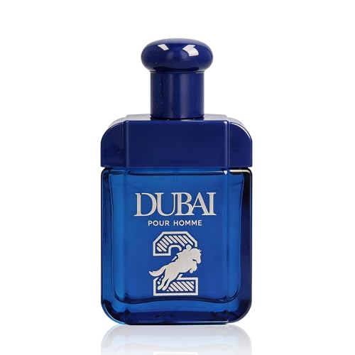 Image of AFLUXE Dubai 2 Eau de Parfum for Men, 3.4 Fl. Oz - Long Lasting Fresh Woody and Mint Fragrance, Intense Sandalwood & Citrus Men's Perfume