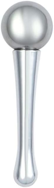 Miniatura 2 de @ PLATINUM Globo de hielo giratorio de acero inoxidable para la cara y el área de los ojos - Rodillo de enfriamiento y calentamiento con gel -